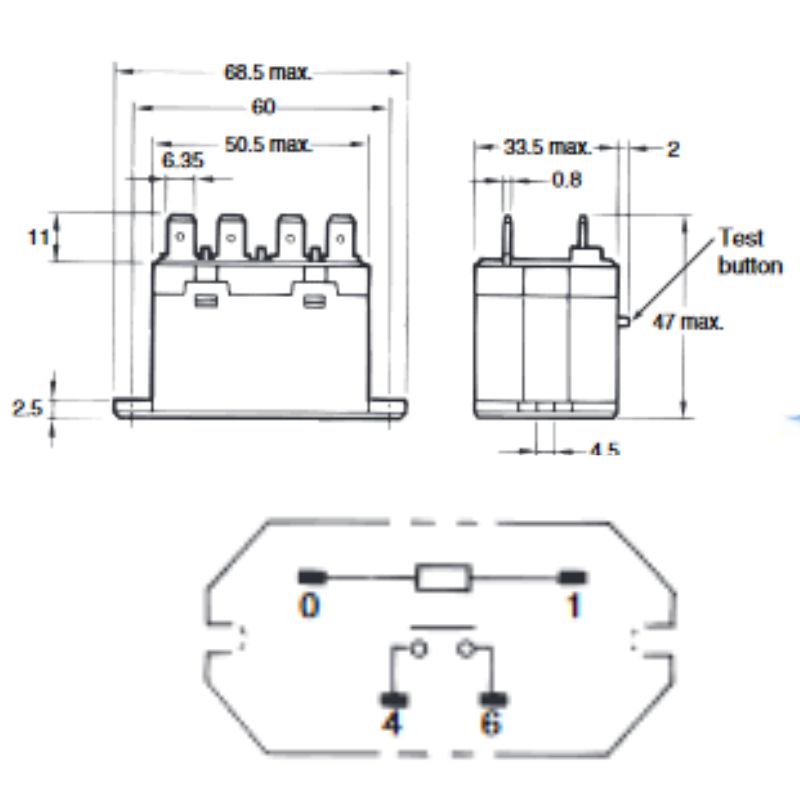 RELAY DC 24V 6056